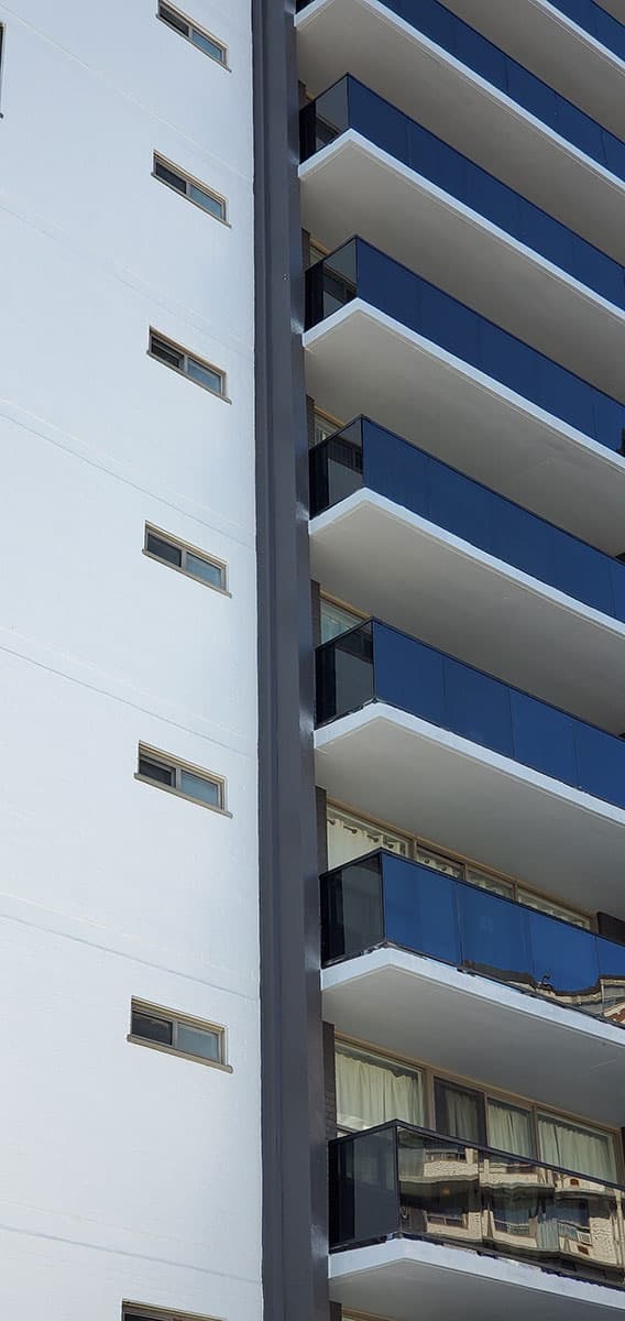 High-rise building facade