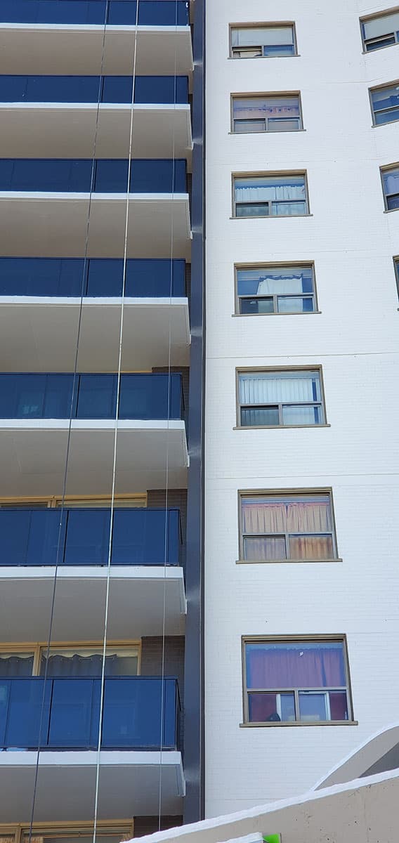 High-rise window work