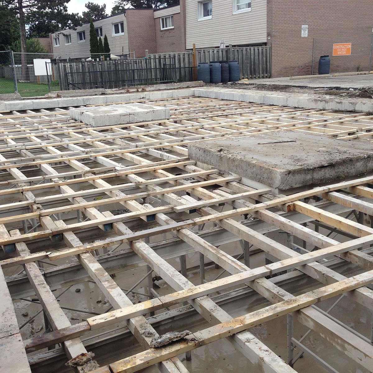 Underground Parking Restoration background